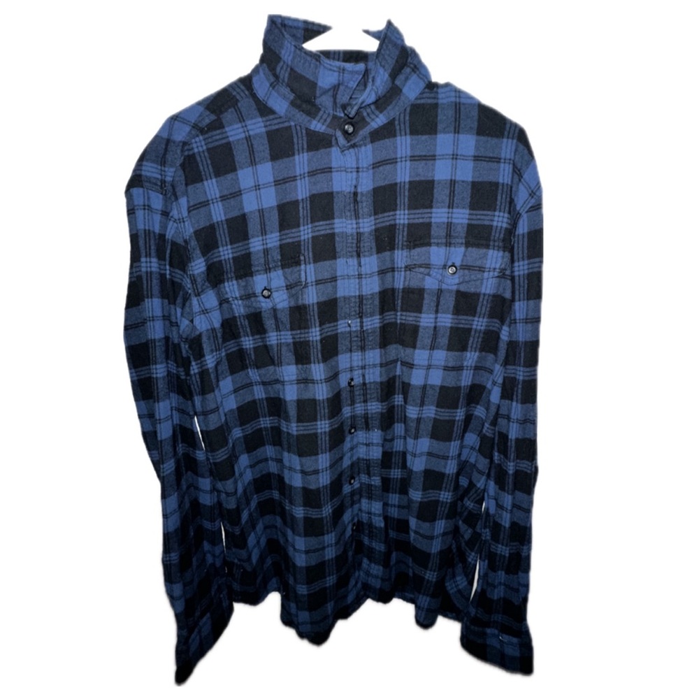 Blue and Black Sonma Flannel Men’s XL